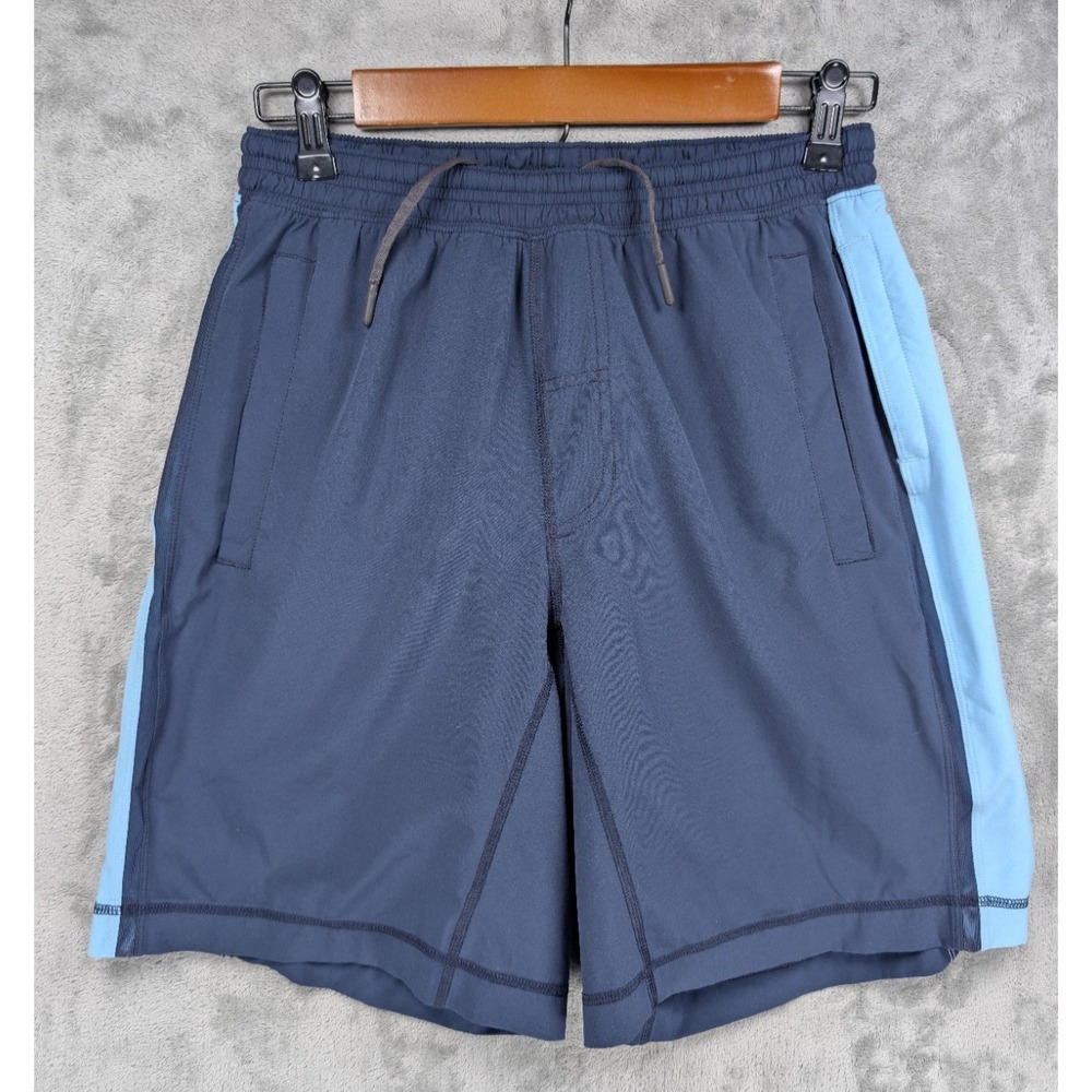 Lululemon Men Two Tone Aqua Blue Pace Breaker 9" Lined Athletic Workout Short XS